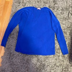 Lily Pulitzer cobalt blue sweater